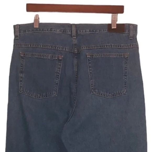 VINTAGE L.L. BEAN Sz 18 Reg. Women's Plus Size Light Wash High Waisted Mom Jeans - Picture 7 of 7